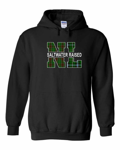 Newfoundland and Labrador Saltwater Raised Full Front Pullover Hoodie