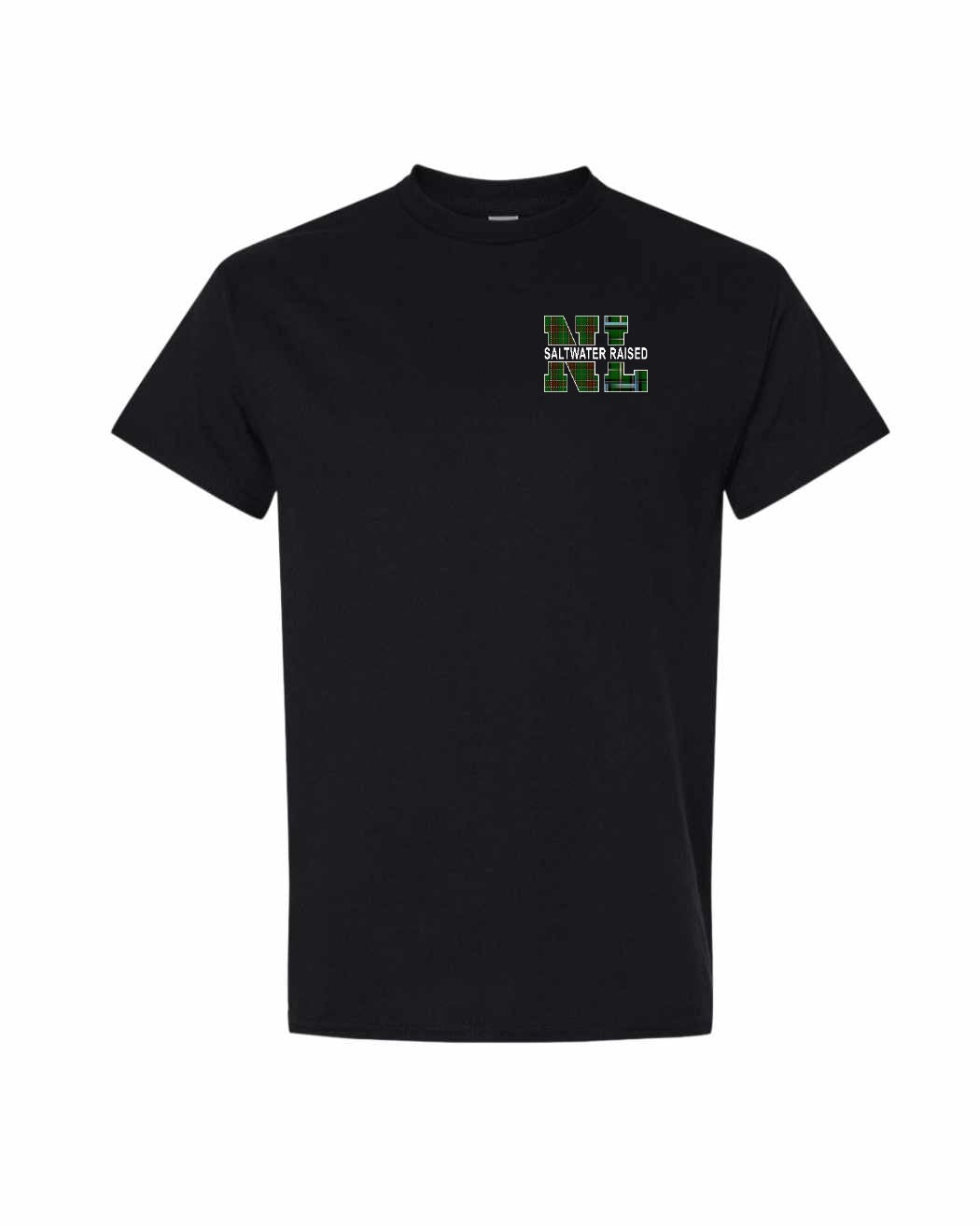 NFLD and Labrador Saltwater Raised Left Chest Men's Tee