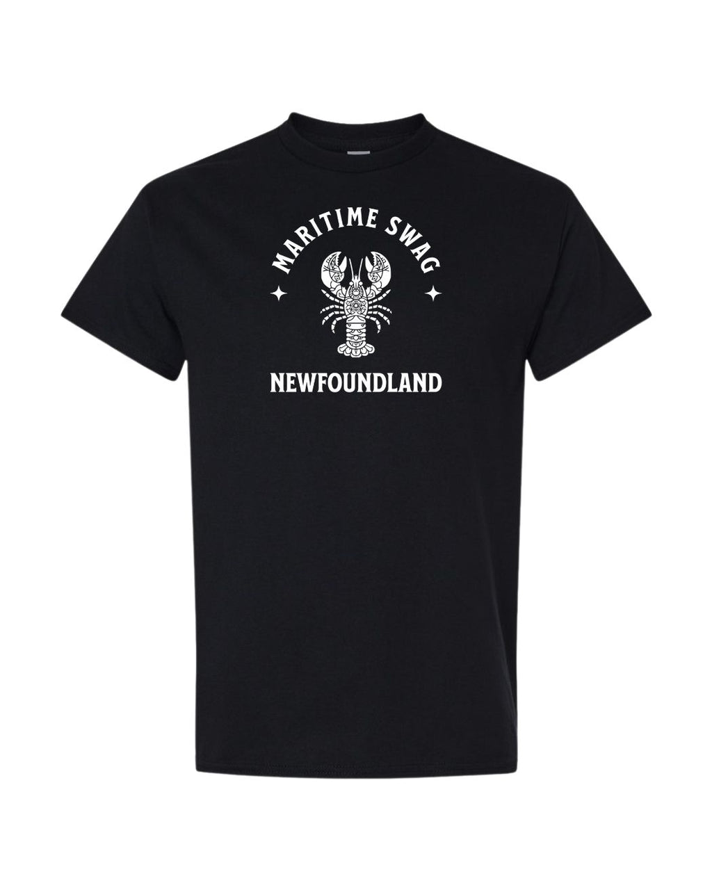 Maritime Swag NFLD Mandala white Lobster Men's Tee