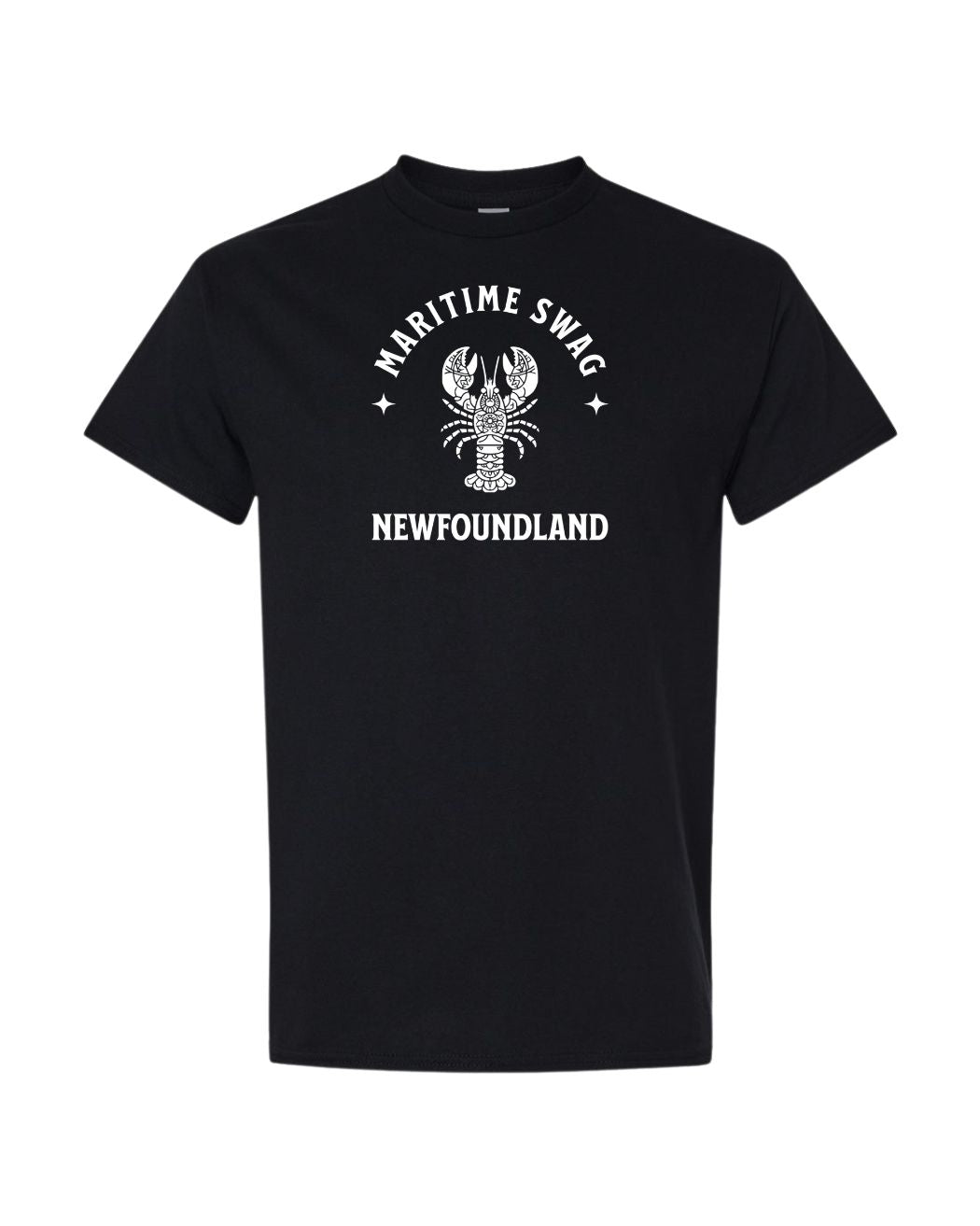 Maritime Swag NFLD Mandala white Lobster Men's Tee