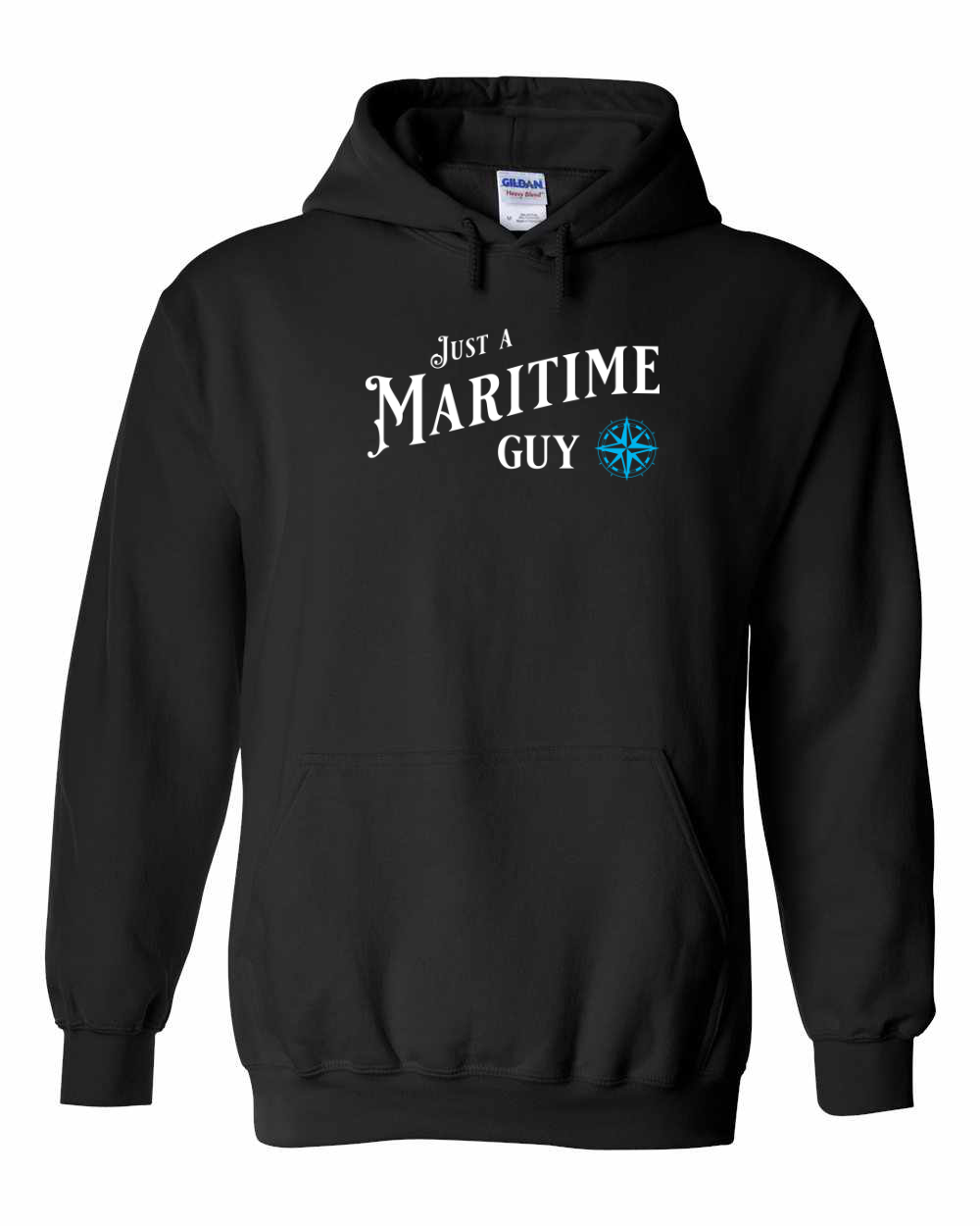 Just a maritime Guy Blue Pullover Hoodie - Unisex