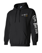CB Guy Yellow Compass Left chest and Sleeve Pullover Hoodie - Unisex
