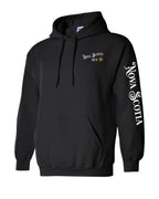 NS Guy Yellow Compass Left Chest and Sleeve Pullover Hoodie - Unisex