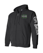 CB Saltwater Raised Left Chest and Sleeve Zip Hoodie - Unisex
