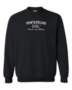 NFLD Girl Forever and Always Crewneck Sweatshirt - Unisex