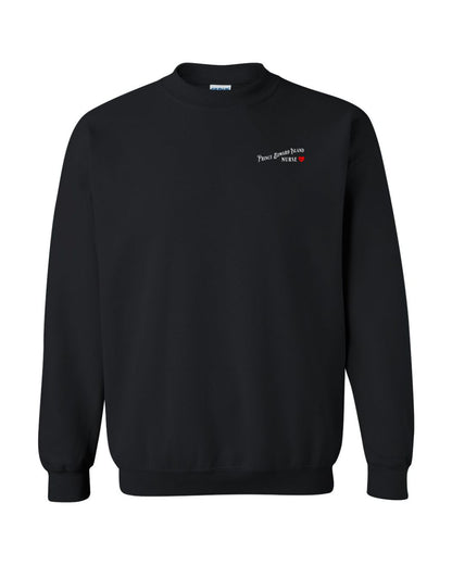 Prince Edward Island Nurse Left Chest and Back Sweatshirt
