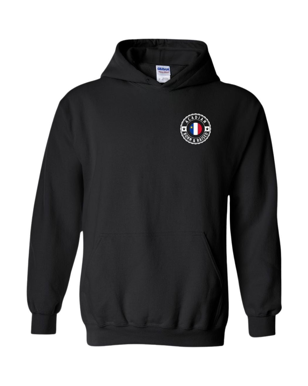 Acadian Born And Raised Left Chest Only Pullover Hoodie - Unisex