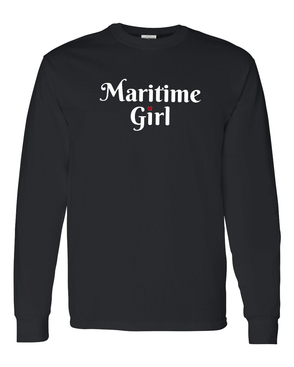 Maritime Girl Heart Dot Long Sleeve Tee - Unisex