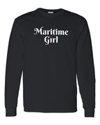 Maritime Girl Heart Dot Long Sleeve Tee - Unisex