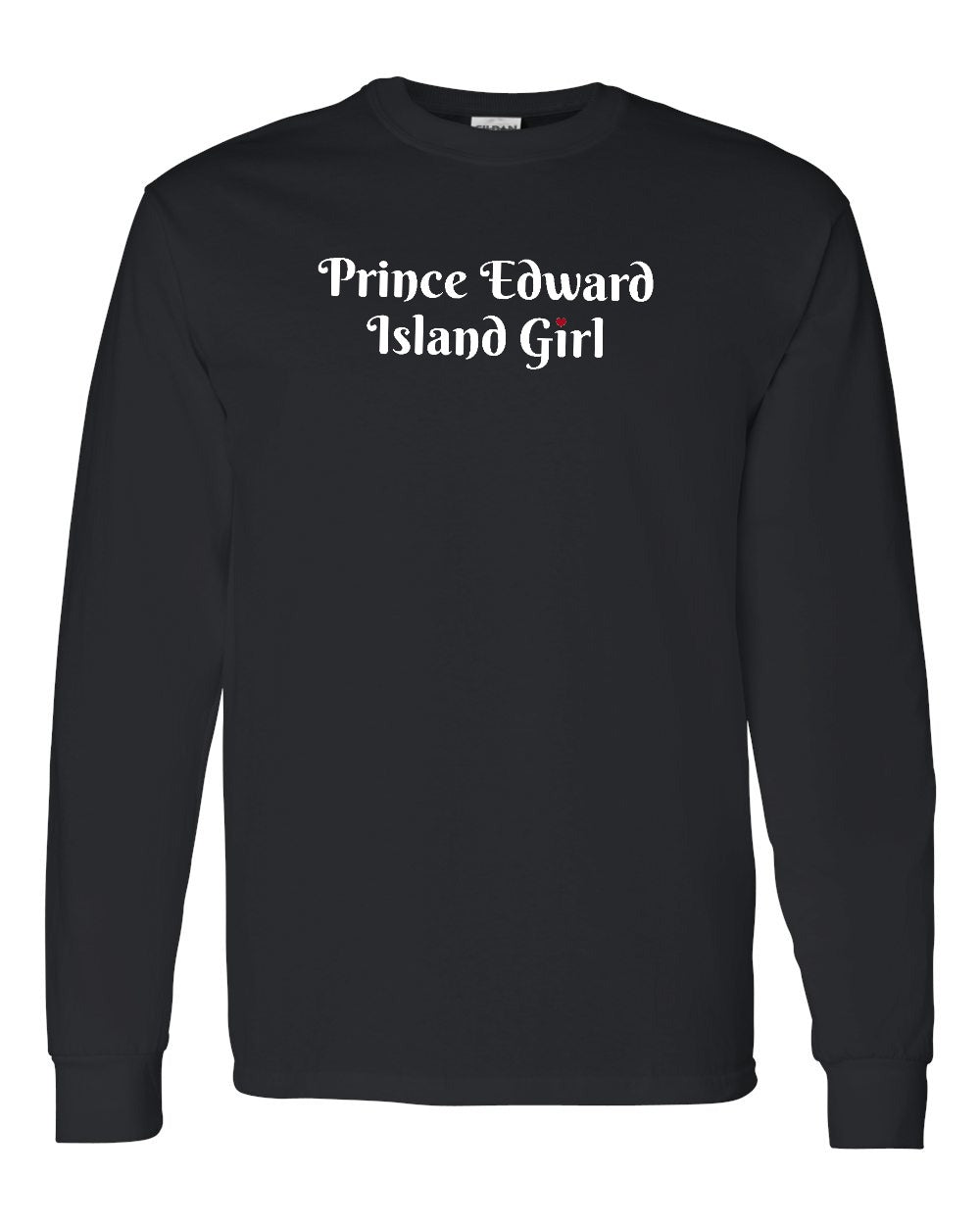 PEI Girl Heart Dot Long Sleeve Tee - Unisex