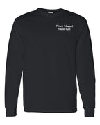 PEI Girl Heart Dot Left Chest Long Sleeve Tee - Unisex