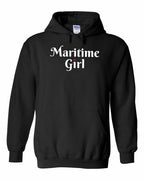 Maritime Girl Heart Dot Pullover Hoodie - Unisex