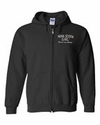 NS Girl Forever and Always Left Chest Zip Hoodie - Unisex