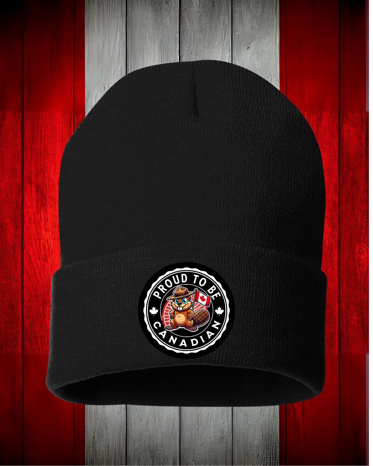 Proud to be Canadian Beaver Toque
