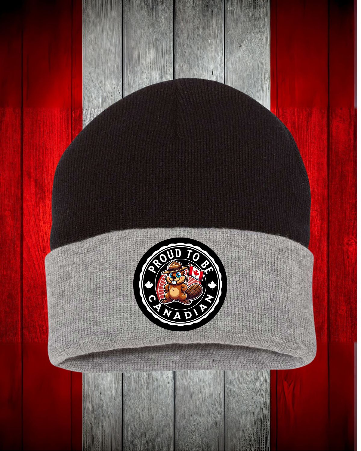 Proud to be Canadian Beaver Toque