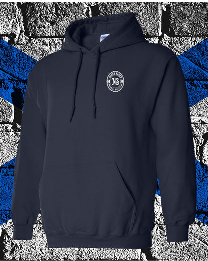 Born & Raised in Nova Scotia left chest Hoodie