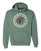 Calm Cool Moose and Beaver Pullover Hoodie - Gildan Canada (sewn Internationally) - Unisex