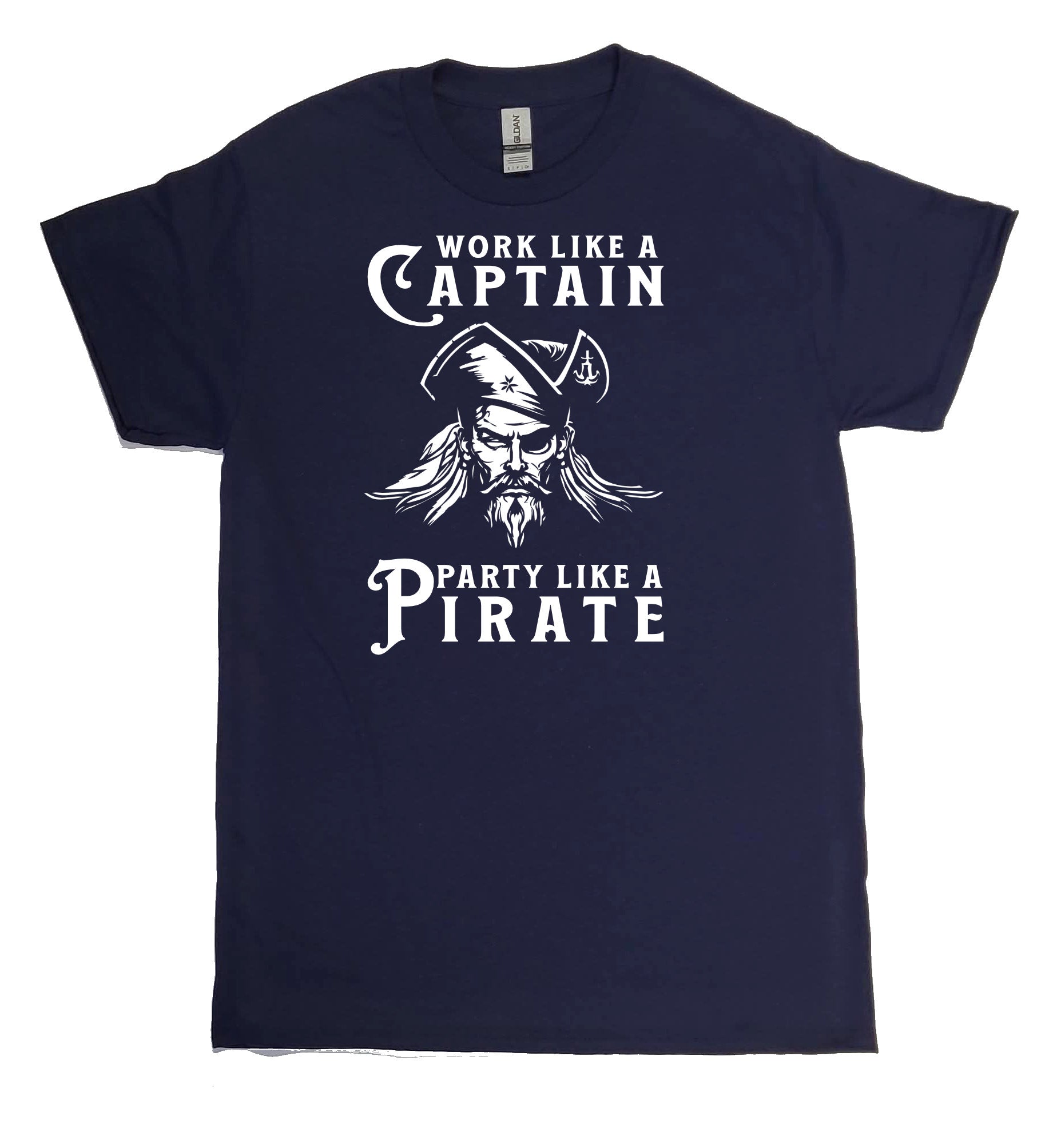 Maritime Swag  Pirate Work Like Party Like Men's Tee