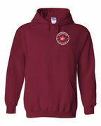 Elbows up Leaf Left Chest and Back Pullover Hoodie - Gildan Canada (sewn Internationally) - Unisex