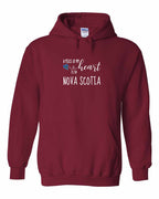 A piece of My heart in NS Tartan Heart Pullover Hoodie - Unisex