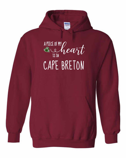 A piece of My heart in Cape Breton (Tartan Heart) Full Pullover Hoodie