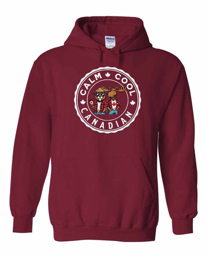 Calm Cool Moose and Beaver Full Pullover