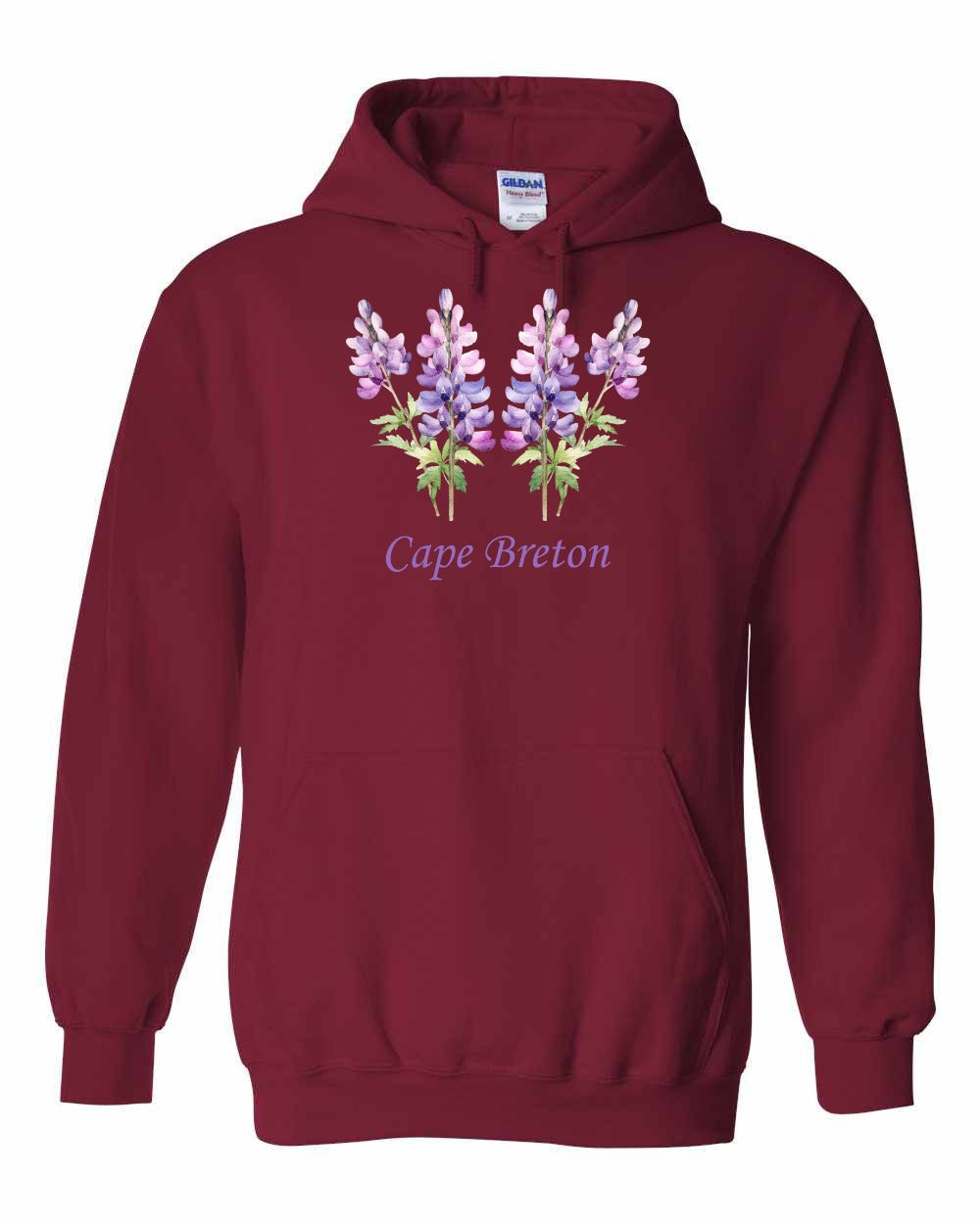 Cape Breton Lupin Full Pullover Hoodie