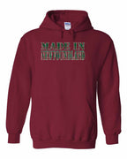 Made In NFLD ( Tartan Lettering) Pullover Hoodie - Unisex