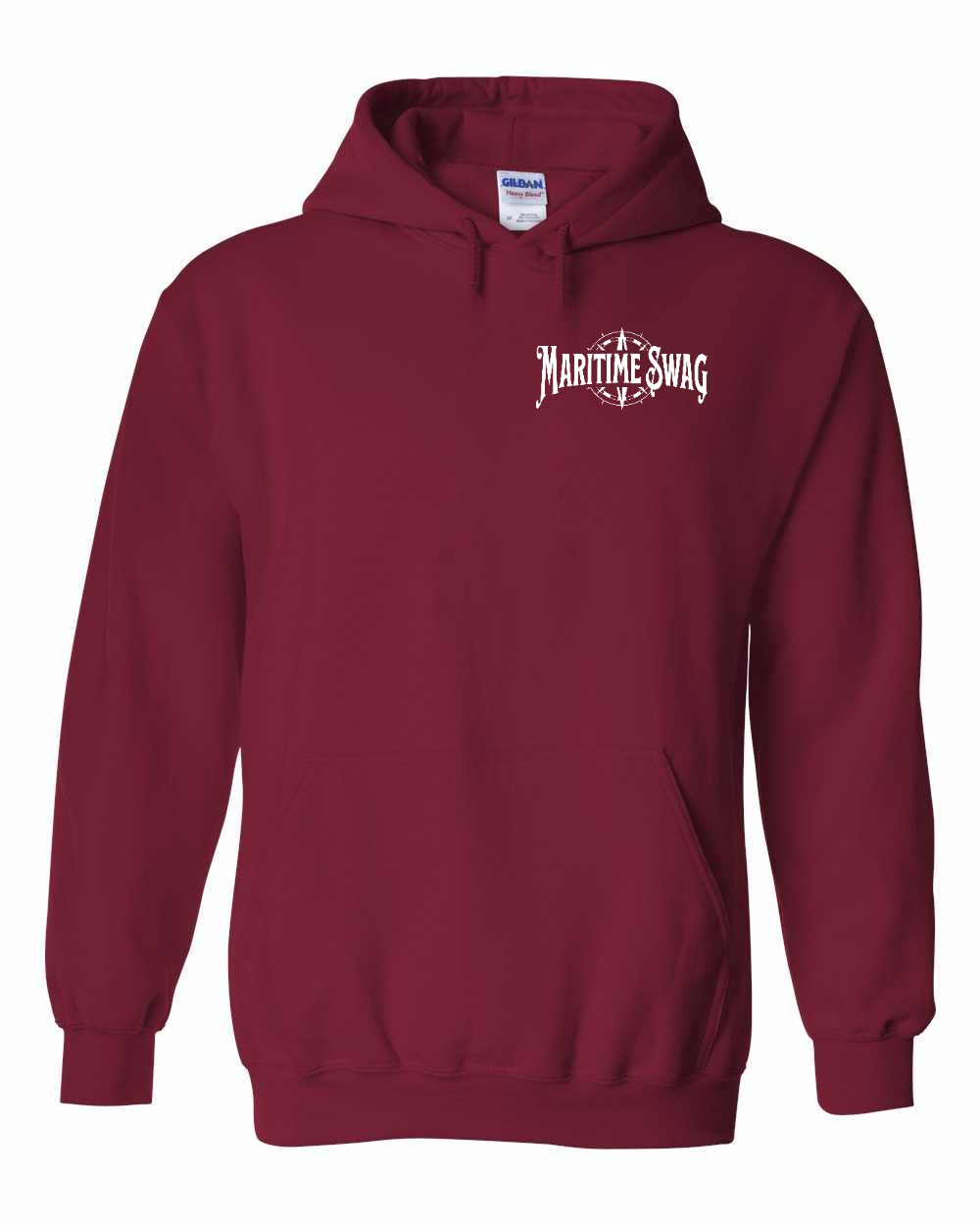 Maritime Swag Logo Left Chest and Back Pullover Hoodie - Unisex