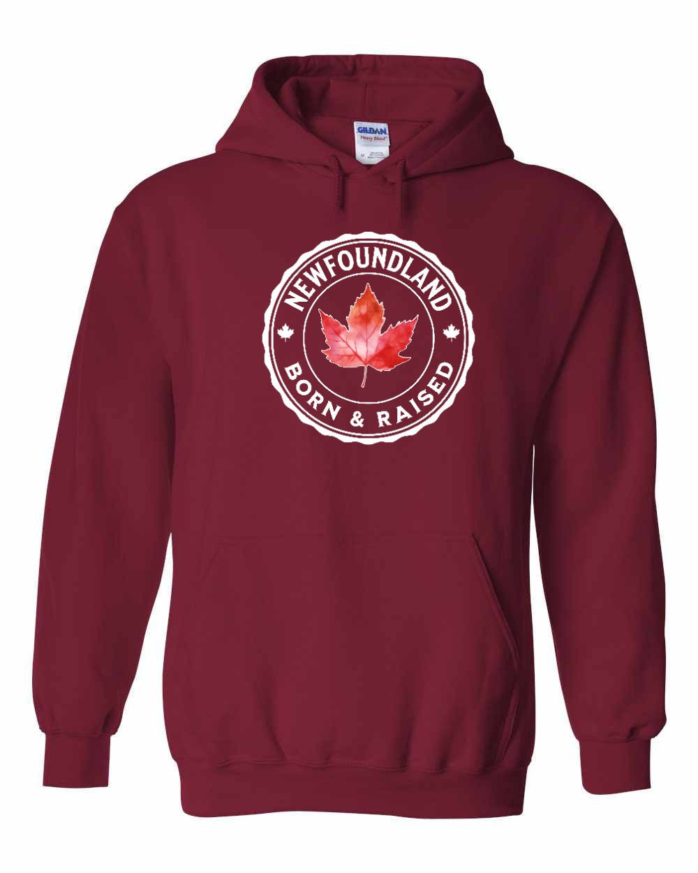 Born and Raised NFLD Pullover Hoodie - Gildan Canada (sewn Internationally) - Unisex