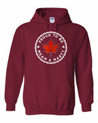 Proud Mean & Nasty Leaf Pullover Hoodie - Gildan Canada (sewn Internationally) - Unisex