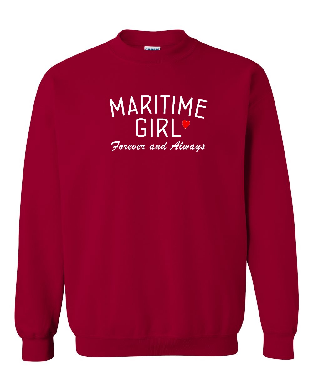 Maritime Girl Forever and Always Crewneck Sweatshirt - Unisex