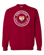 Born and Raised PEI Heart Flag Crewneck Sweatshirt - Unisex