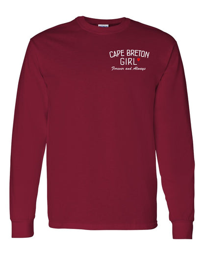 CB Girl Forever and Always Left Chest & Back Long Sleeve Tee