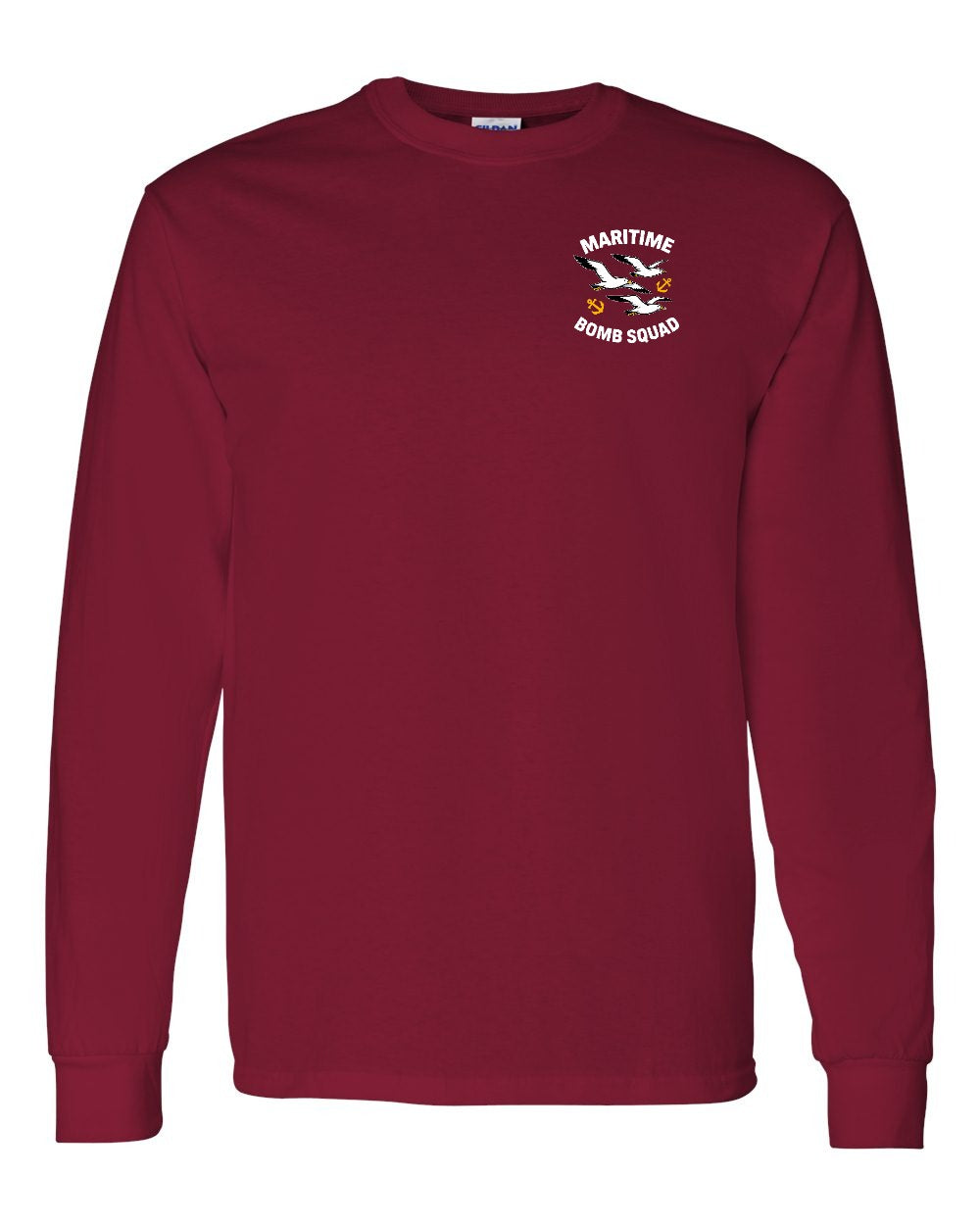 Maritime Bomb Squad Left Chest Long Sleeve Tee - Unisex
