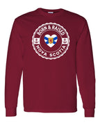 Born and Raised NS Heart Flag Long Sleeve Tee - Unisex