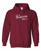 Living the maritime Life yellow Pullover Hoodie - Unisex