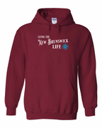 Living the NB Life blue Pullover Hoodie - Unisex