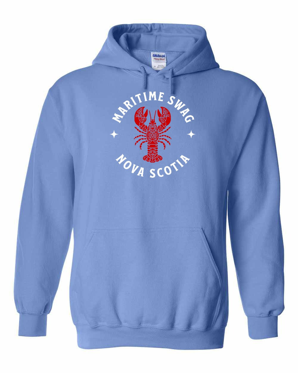 Maritime Swag Nova Scotia Mandala Red Lobster Left Chest and Back pullover