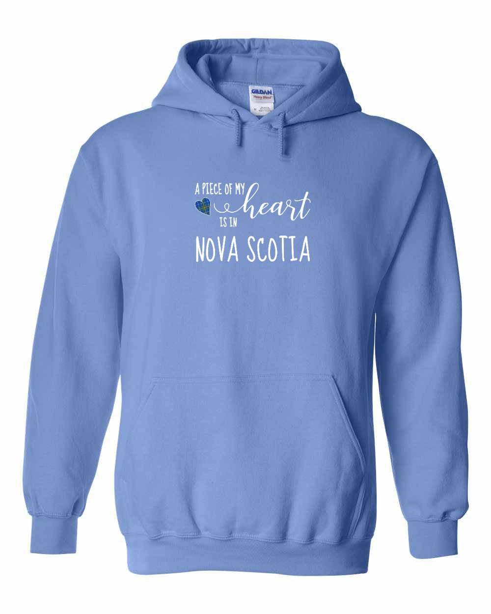 A piece of My heart in Nova Scotia (Tartan Heart) Full pullover