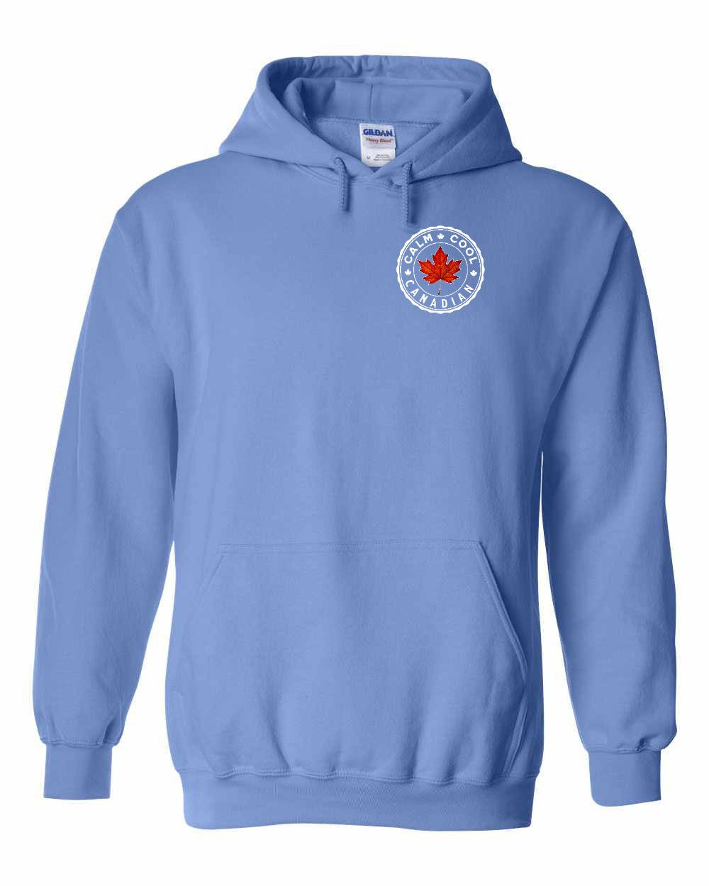Calm Cool Canadian Leaf Left Chest and Back Pullover