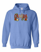 Canada Flowers Pullover Hoodie - Gildan Canada (sewn Internationally) - Unisex
