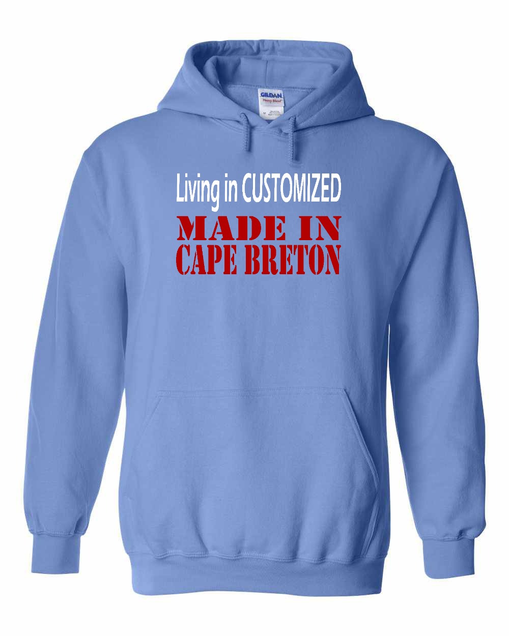 Living in Custom Made in Cape Breton Full Pullover Hoodie