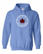 Plaid to the Bone Circle Leaf Pullover Hoodie - Gildan Canada (sewn Internationally) - Unisex