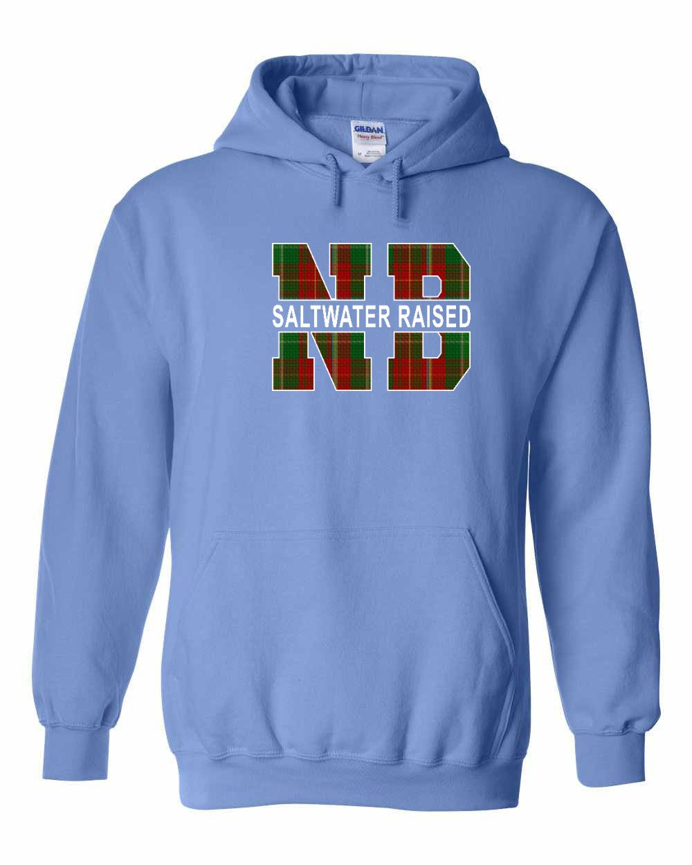 NB Saltwater Raised Full Front Pullover Hoodie Printed NOT STITCHED