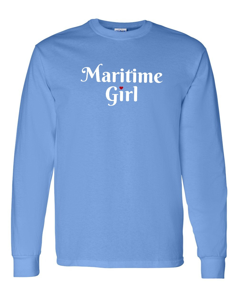 Maritime Girl Heart Dot Long Sleeve Tee - Unisex