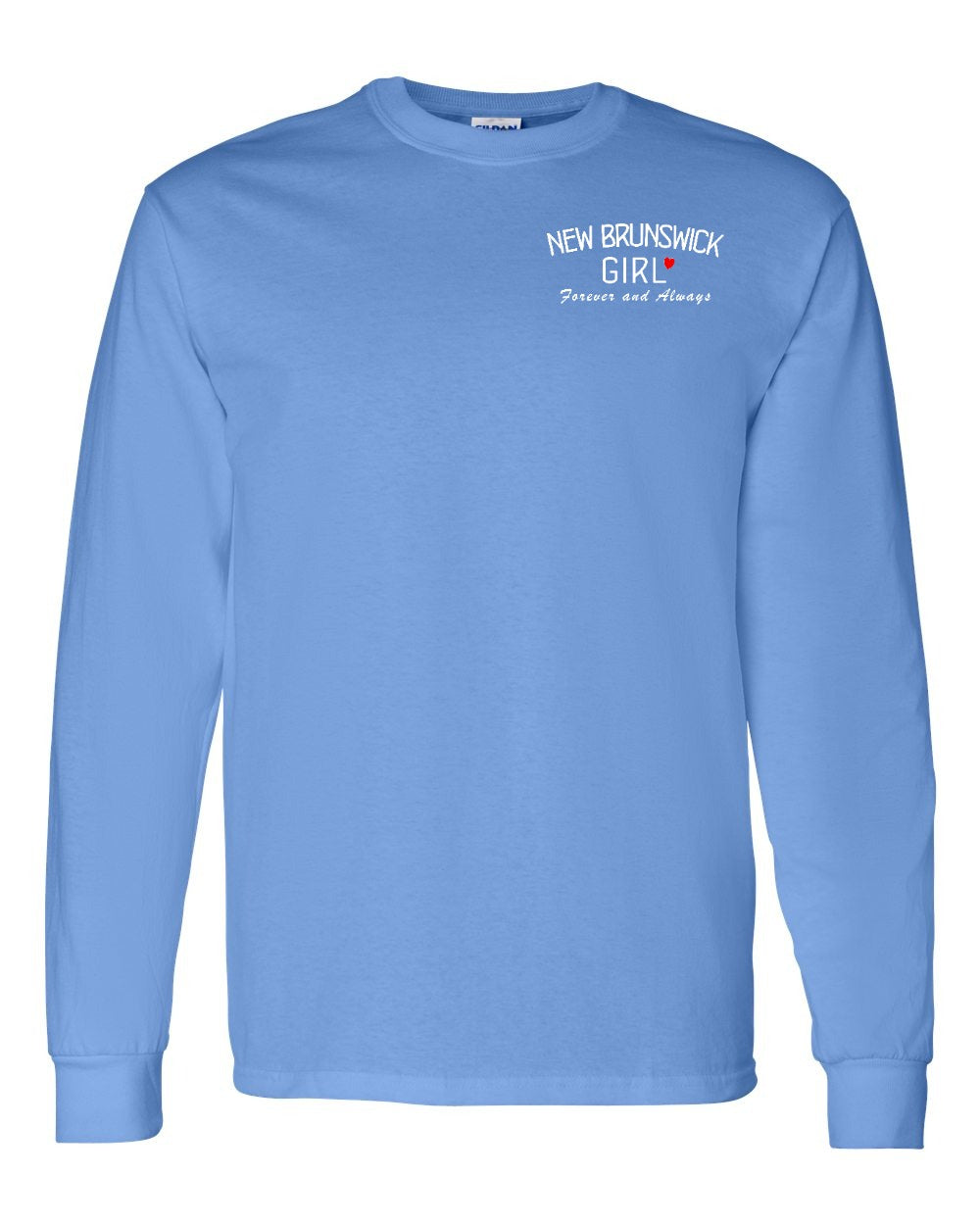 NB Girl Forever and Always Left Chest & Back Long Sleeve Tee - Unisex