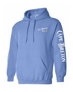 CB Guy Yellow Compass Left chest and Sleeve Pullover Hoodie - Unisex