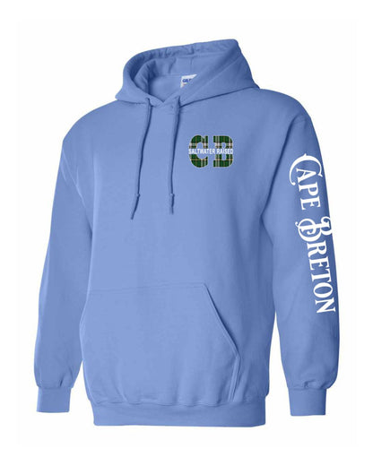 Cape Breton Saltwater Raised Left chest and Sleeve Pullover Hoodie