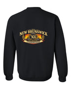 Nb Understand Left Chest and Back Crewneck Sweatshirt in Black - back